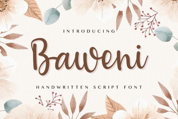 Baweni: A Handwritten Font for Editorial Design