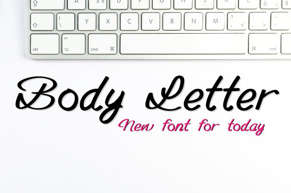 Body Letter: A Script Font for Memorable Brand Communication