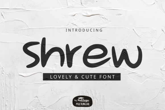 Bring Your Handmade Creations to Life with the Shrew Font