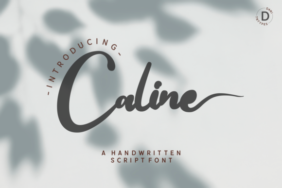 Caline: A Brushed Handwritten Font for Branding Projects