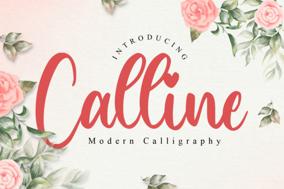 Calline: A Modern Script Font for Editorial Elegance