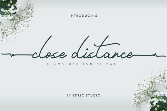 Close Distance: A Handwritten Font That Elevates Your Web Design