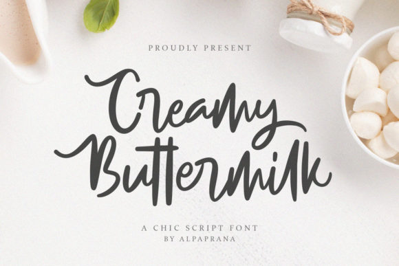 Creamy Buttermilk Font Review for Web Design