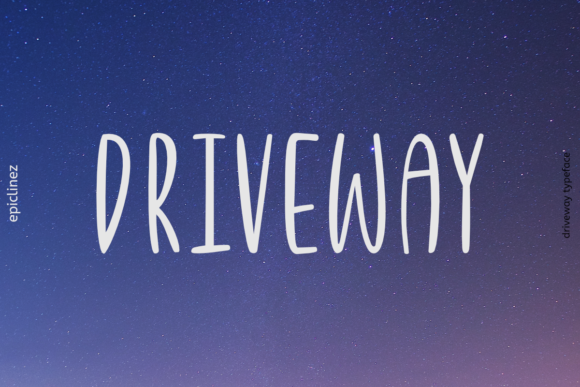 Driveway Font for Editorial Design and Creative Projects