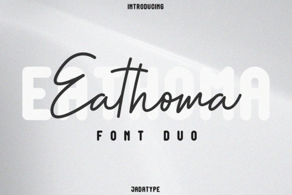 Eathoma: A Delicate Font for Your Brand’s Visual Story