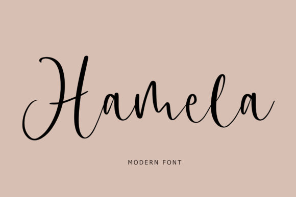 Hamela: A Handwritten Font That Elevates Campaign Creativity