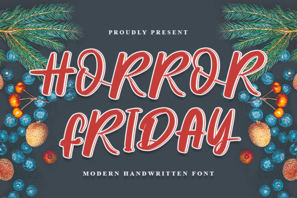Horror Friday Font for Business Branding