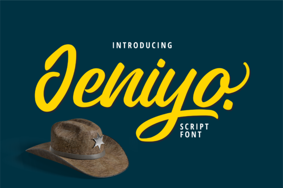 Jeniyo Font for Handmade and Commercial Projects