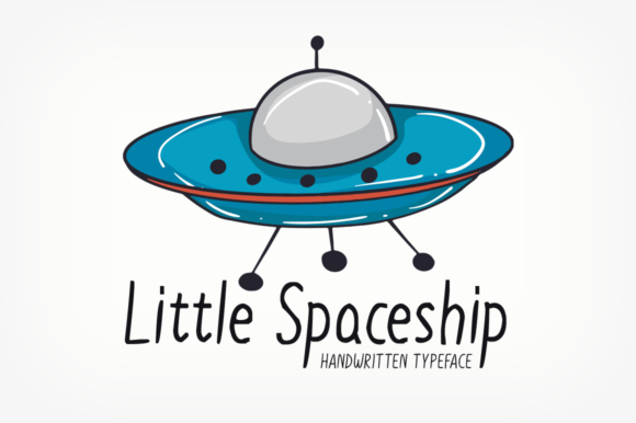 Little Spaceship Font for Handmade Creations