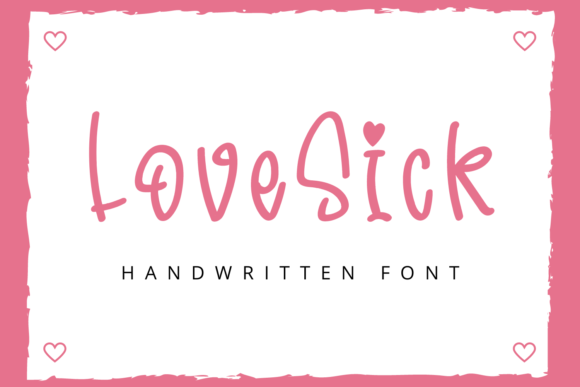 LoveSick Font: A Playful Touch for Branding and Design