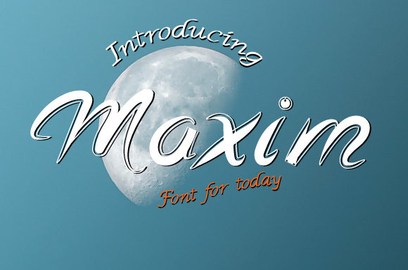 Maxims Font for Web Design and Brand Identity