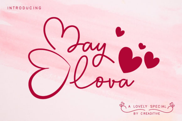 May Lova: A Handwritten Font for Thoughtful Design