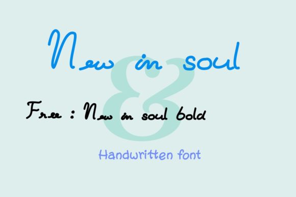 New in Soul Font for Handmade Creations