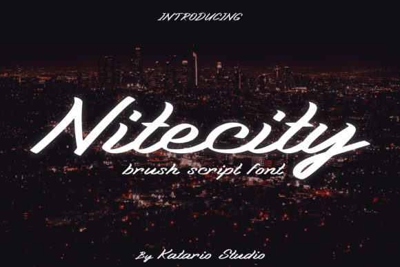 Nitecity Font for Business Branding