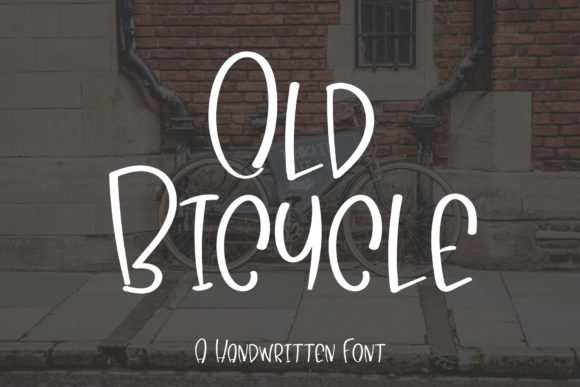 Old Bicycle: A Quirky Handwritten Font for Web Design