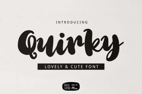 Quirky Font for Handmade Creations