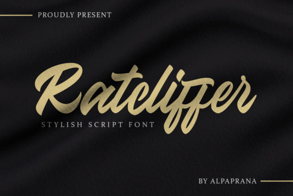 Ratcliffer: A Modern Script Font for Dynamic Campaigns