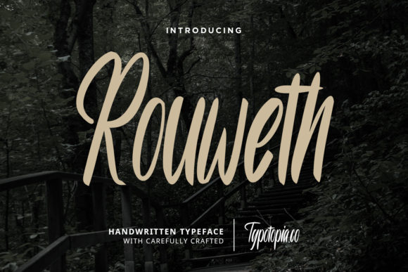 Rouweth: A Handwritten Font for Editorial Elegance