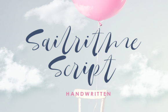Sailritme: A Timeless Handwritten Font for Web Design