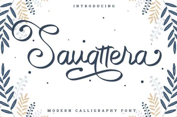 Savattera: A Script Font That Elevates Branding