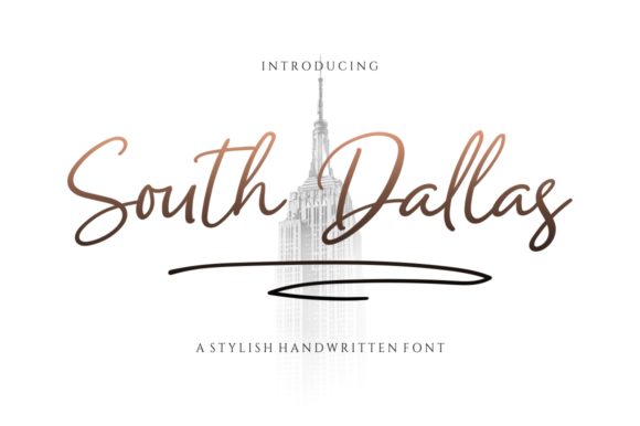 South Dallas: A Handwritten Font for Editorial Design