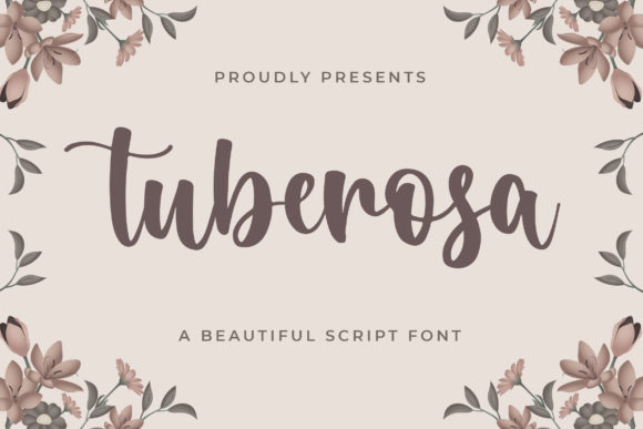 Tuberosa: A Flowing Handwritten Font for Creative Branding