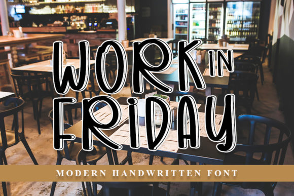 Work in Friday: A Handwritten Font for Editorial Grace